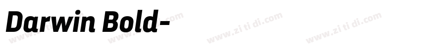 Darwin Bold字体转换